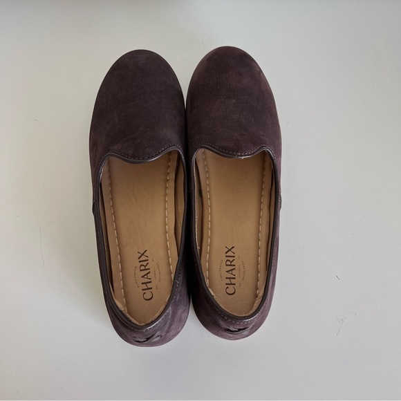 Charix Women’s Espresso Nubuck Slip-On Size 44 - Picture 3 of 7
